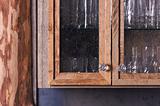 Luxurious Rustic Cabinet Doors Close Up Abstract.
