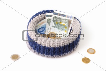 Beggar hat isolated on white