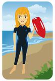 Profession series: Female lifeguard