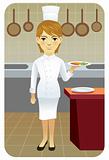 Profession series: Female chef
