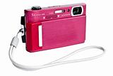 compact digital camera with strap