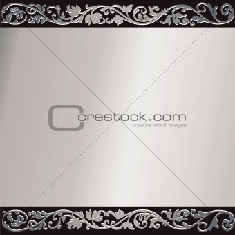 Silver abstract background