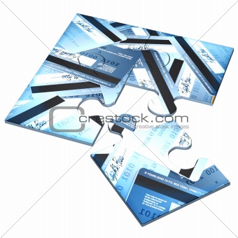 Credit Card Concept Puzzle