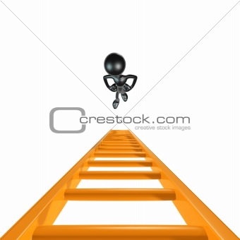 Looking Up Ladder