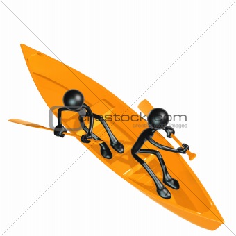 Teamwork Rowing