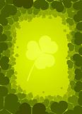 Vector background with clover 