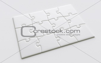 blank puzzle pieces