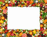 Fruit and vegetable frame