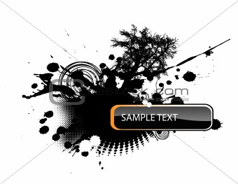 Abstract illustration with place for text. Vector
