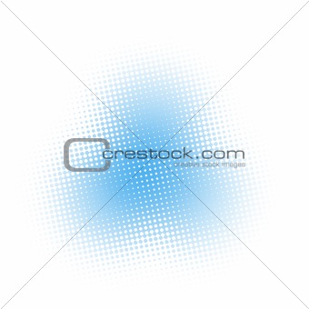 Abstract halftone illustration. Vector