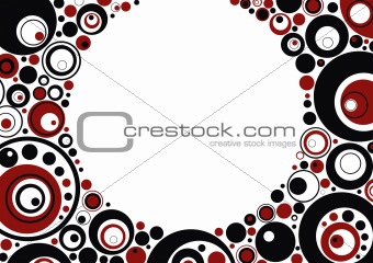Red and black circles