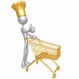 Chef With Shopping Cart