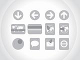 gray icons use for website