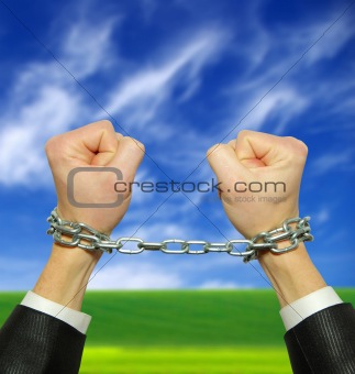 hands in chain