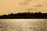 The silhouette of İstanbul