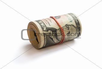 A roll of dollars