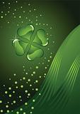 Clovers, St. Patrick's day background