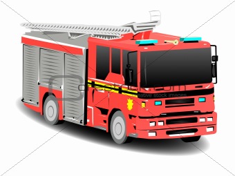 Red Firetruck Fire Engine