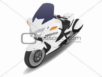Police Motorcycle Motor Bike