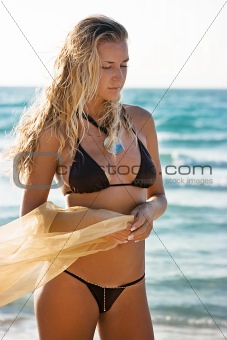 Blond mermaid