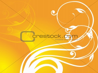 exotic flower vector white and yellow wallpaper