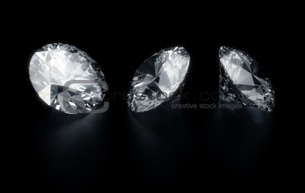 Three diamonds