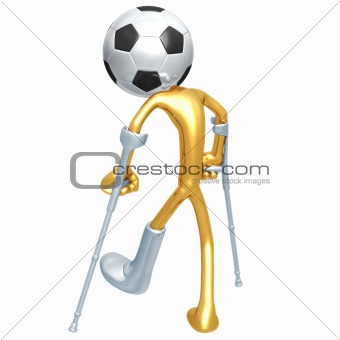 Injured Soccer Football Player