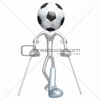Injured Soccer Football Player