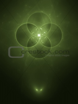 green abstract bg