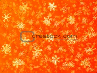 Red snow flake background