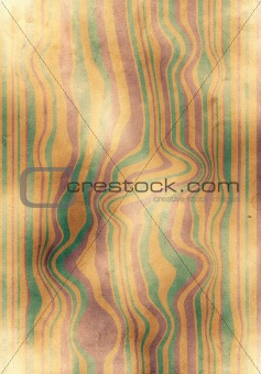 vintage striped background on an old paper