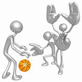 Basketball Big Hand Defense