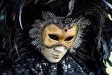 Venice carnival costume mask