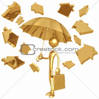 Raining Golden Home Symbols
