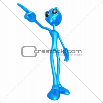 Pointing Alien