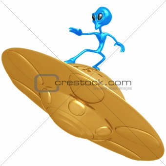 Alien Surfing UFO