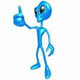 Alien Thumbs Up