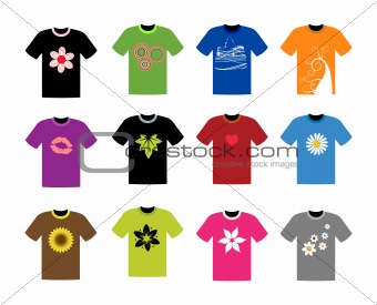 T-shirt collection for your design