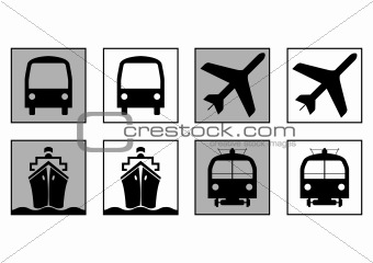 Transportation symbols