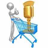 Microphone Shopping Cart