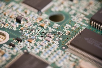 PCB board with small devices