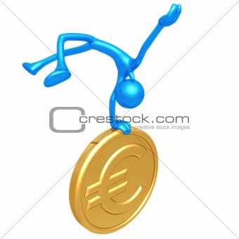 Jump For Joy Gold Euro Coin