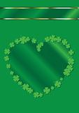 St. Patrick's Day Heart Background