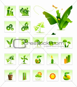 vegetation vector icon illustration
