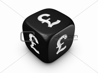 black dice with pound sign