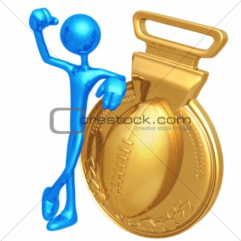 Gold Medal Football Winner