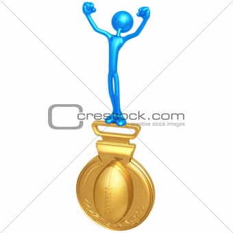 Gold Medal Football Winner
