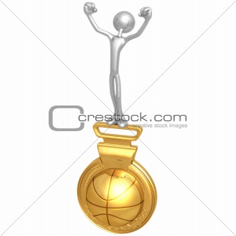 Gold Medal Basketball Winner