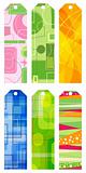 abstract retro bookmarks