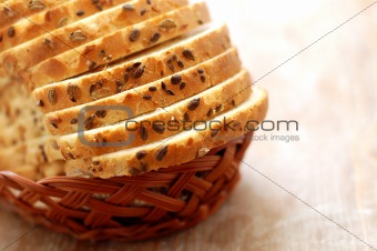 loaves of bread in a basket